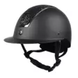 Ratsastuskypärä Silhouette mattamusta / musta glitter Hansbo Sport - Ratsastuskypärät - 019152 - 1