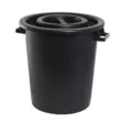 Säilytysastia 50L + kansi musta Willab - Kotieläinten ruokinta-astiat ja ämpärit - 005392 - 1