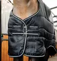 Talliloimi Easy-Layer Stable+ irrotettavalla kaulakappaleella 200g Black/Black & Silver Horseware - Hevosen toppatalliloimet - 059572 - 2