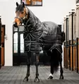 Talliloimi Easy-Layer Stable+ irrotettavalla kaulakappaleella 200g Black/Black & Silver Horseware - Hevosen toppatalliloimet - 059572 - 1