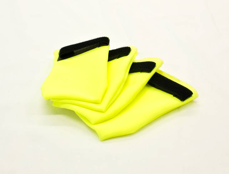 Aktiivi kumitossu 1kpl keltainen LYHYT Janutex - Koiran tossut, sukat ja korvasuojat - 002932 - 1