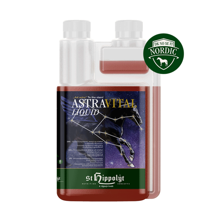 Astravital Liquid 1L St Hippolyt - Hevosen kivennäiset ja vitamiinit - 036292 - 1