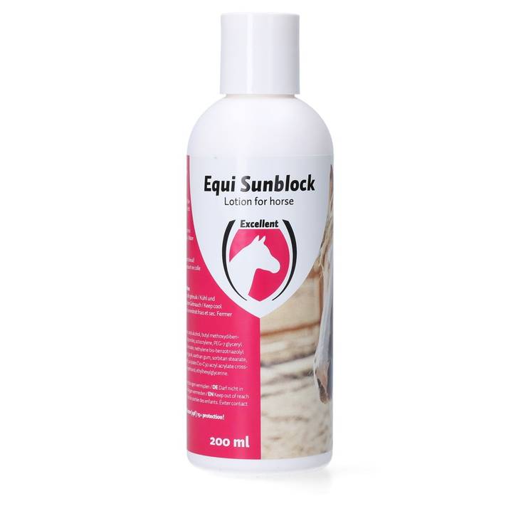 Aurinkovoide SPF 15 200ml Equi Sunblock - Kesätuotteet hevosille - 028962 - 1