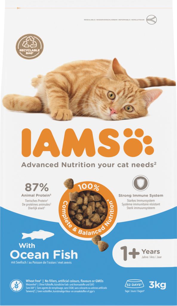 Ocean Fish Iams Vitality cat - Kissan kuivaruoat aikuisille kissoille - 000292 - 4