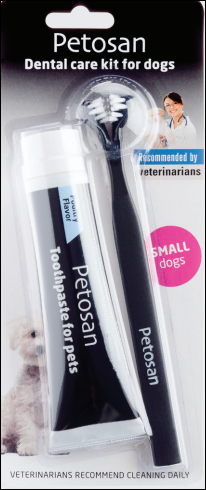 Hammashoitosetti Dental Care Kit Petosan - Koiran hammashoito - 037442 - 1
