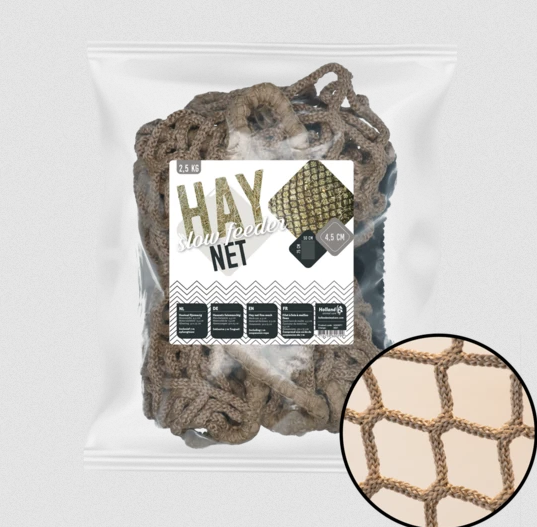 Heinäverkko 2,5kg 50x75cm Slowfeeder Holland Animal Care - Heinäverkot ja syöttötelineet - 038092 - 1