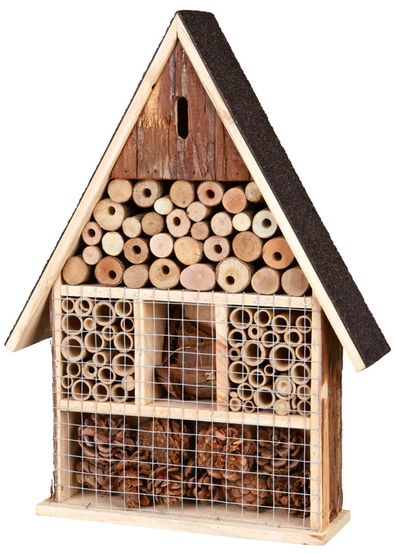 Hyönteishotelli 35×50×9cm NL Trixie - Villieläinten ja -lintujen ruokinta - 017572 - 1