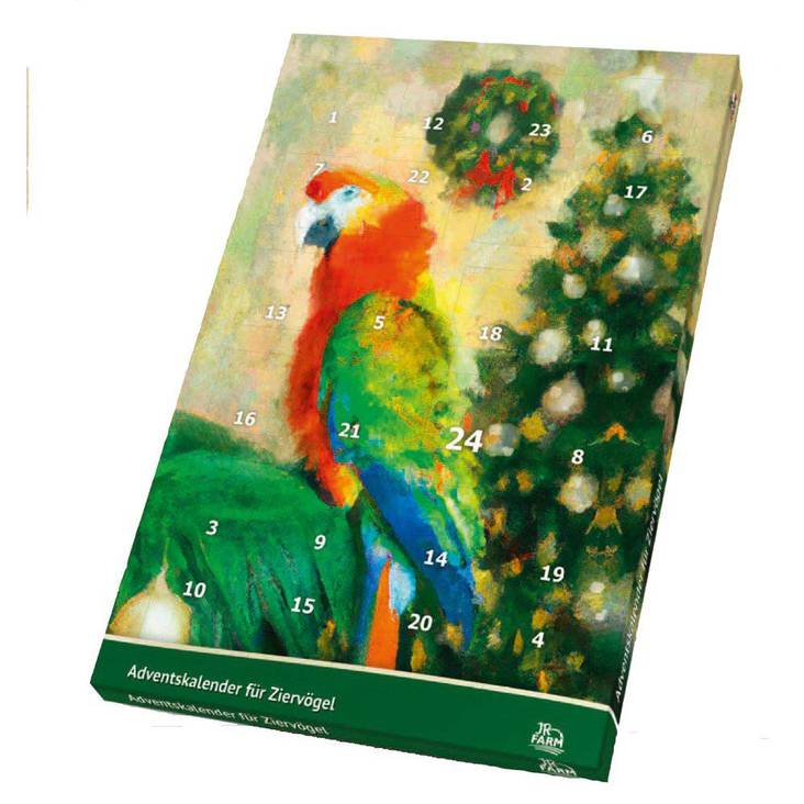 Lemmikkilinnun Joulukalenteri 360g JR Farm - Lemmikkilintujen herkut ja tähkät - 037212 - 1