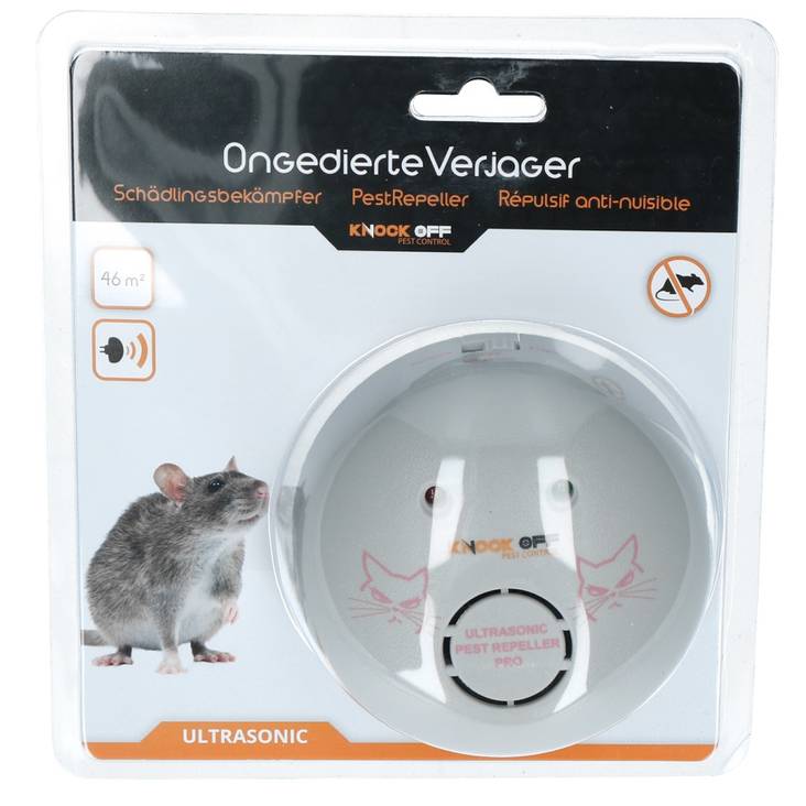 Jyrsijäkarkotin pistorasiaan 46m2 Knock Off - Tuhoeläinten ja hyöteisten torjunta - 028992 - 1