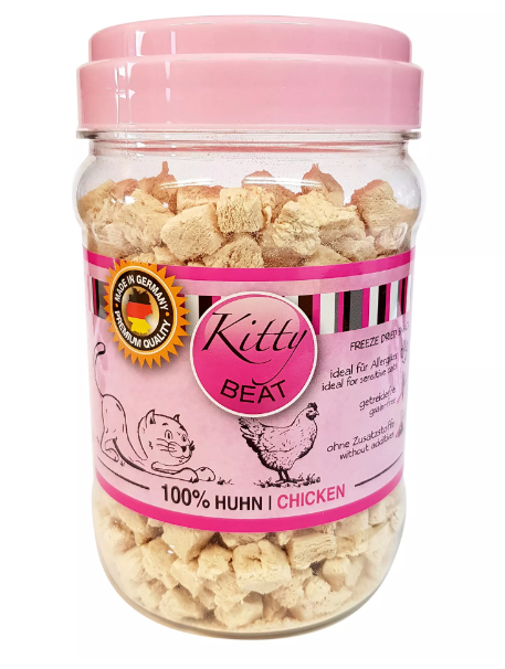 Kana 100% 120g pakastekuivattu KittyBeat - Kissan herkut ja makupalat - 023202 - 1