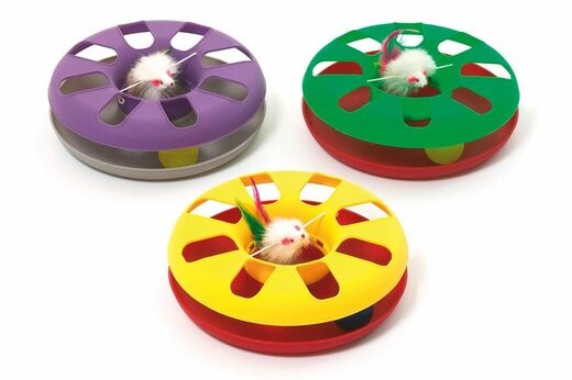 Kitty Roundabout 25cm mix Karlie - Kissan aktivointilelut - 038322 - 1