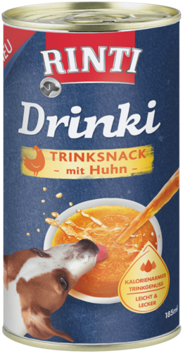 Koiranjuoma kanalla 185ml Drinki Rinti - Koiran säilykkeet aikuisille koirille - 026492 - 1