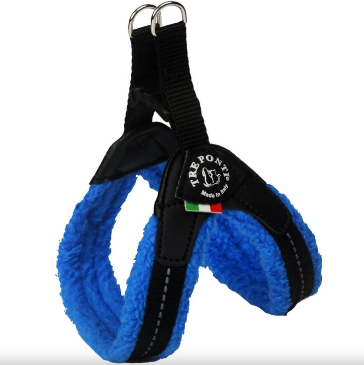 Lukkovaljas Easy Fit Click pörröfleece sininen Tre Ponti - Koiran perusvaljaat - 036892 - 1