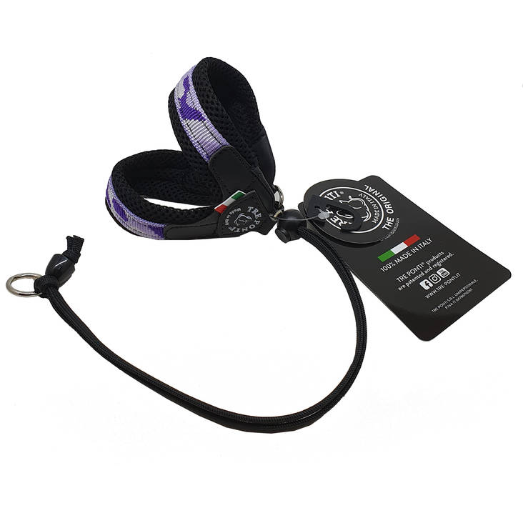 Valjas Easyfit narulla liila camo Tre Ponti - Koiran perusvaljaat - 023162 - 1