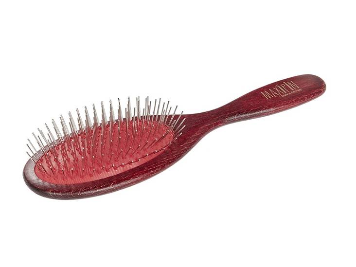 Metalliharja Airlastic L 20mm ovaali MaxiPin - Koiran harjat, karstat ja suat - 033312 - 1