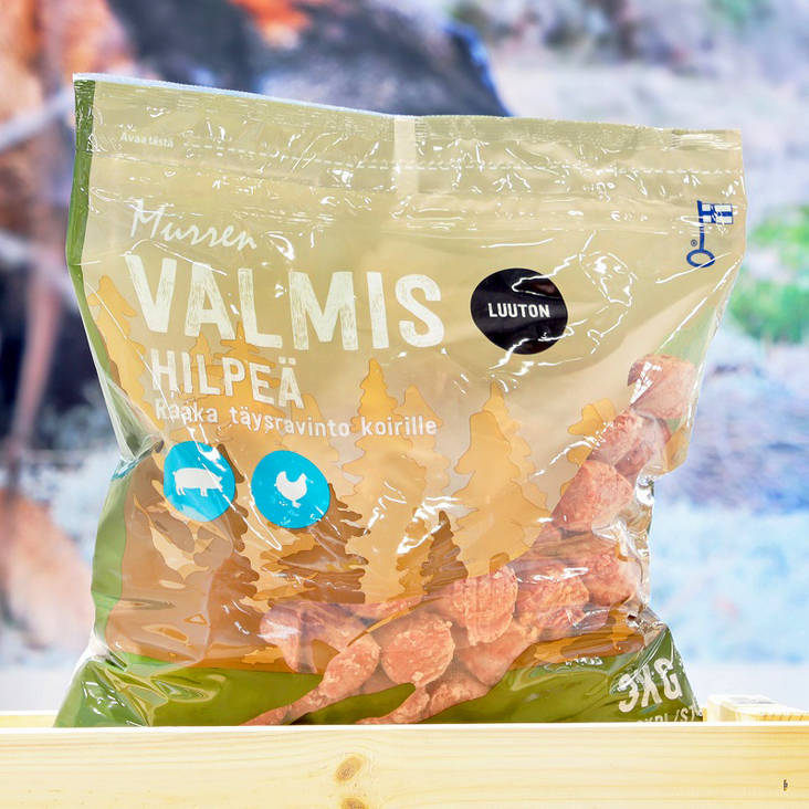 Murren Valmis Hilpeä 3kg MUSH - Pakaste täys- ja täydennysravinnot - 030242 - 1