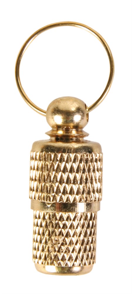 Osoitekapseli metallia kulta Trixie - Koiran osoitelaatat ja -kapselit - 035972 - 1