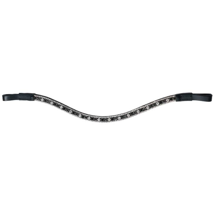 Otsapanta Starry Night mustat ja kirkkaat strassit Equitare - Hevosen otsapannat - 031252 - 1