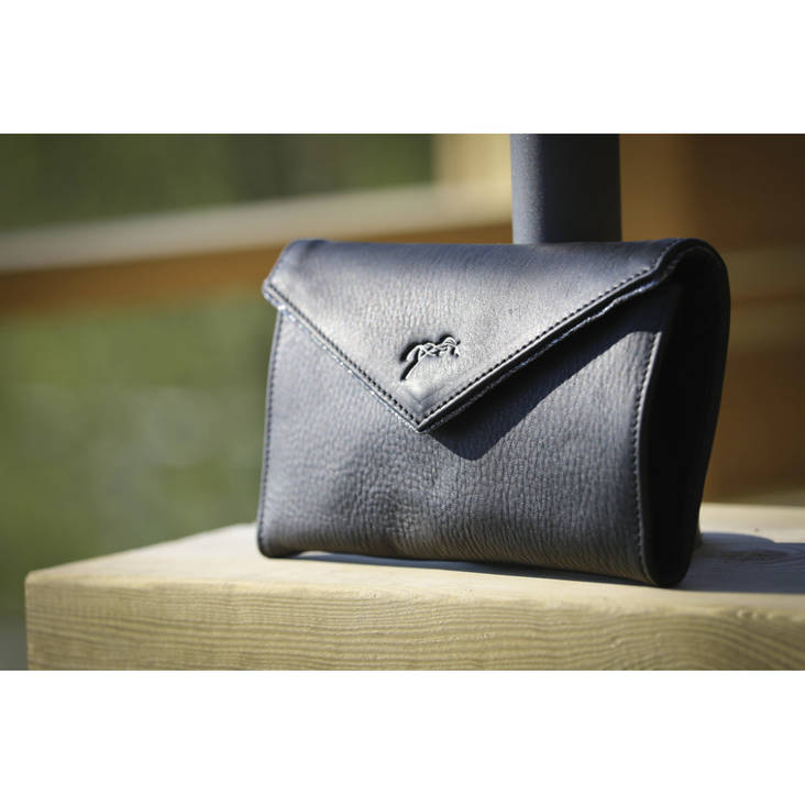 Pikkulaukku/kukkaro musta nahka Penelope - Lahjatavarat - 025222 - 1