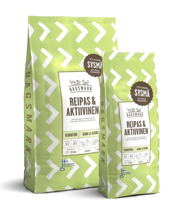 REIPAS & AKTIIVINEN Dagsmark - Koiran kuivaruoat aikuisille koirille - 039072 - 1