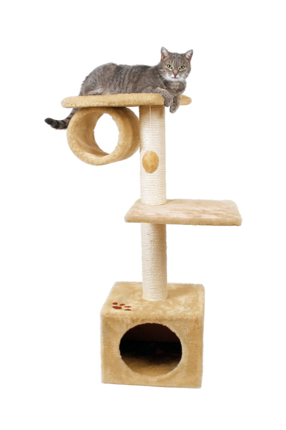 Raapimapuu San Fernando 106cm beige Trixie - Kissan keskikokoiset raapimapuut - 016282 - 1