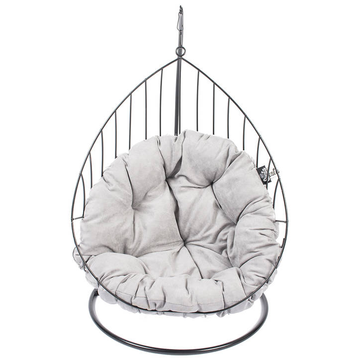 Riipputuolipeti Caviar 48x40x65cm musta pehmusteella Duvo+ - Kissan pesä-, iglu- ja riippupedit - 030182 - 1