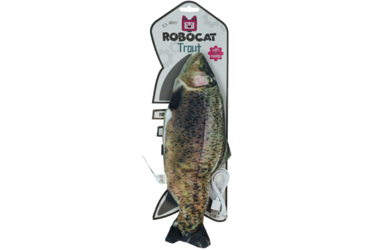 Sätkivä Taimen 30cm USB RoboCat - Kissan aktivointilelut - 023192 - 1