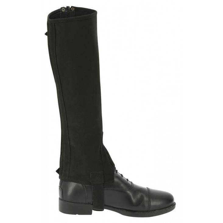 Synteettiset Chapsit Amara lasten koot mustat Riding World - Saappaanvarret ja chapsit - 027782 - 1