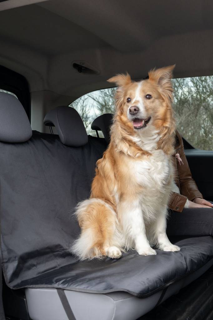 Takapenkinsuoja Mac 130x109cm harmaa Flamingo - Koiran autoilutarvikkeet - 036402 - 1