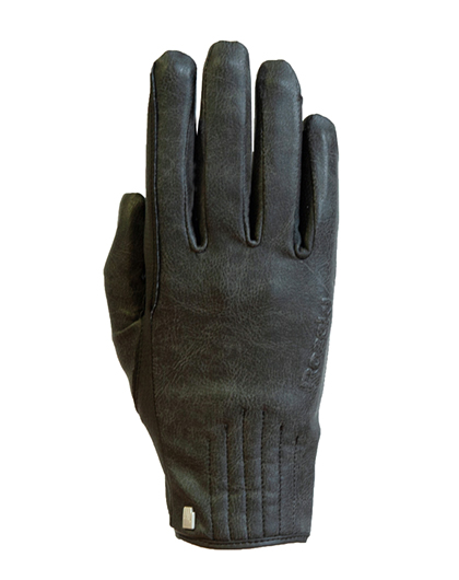 Talvihanska Wels musta-stonewash Roeckl - Ratsastushanskat - 031472 - 2