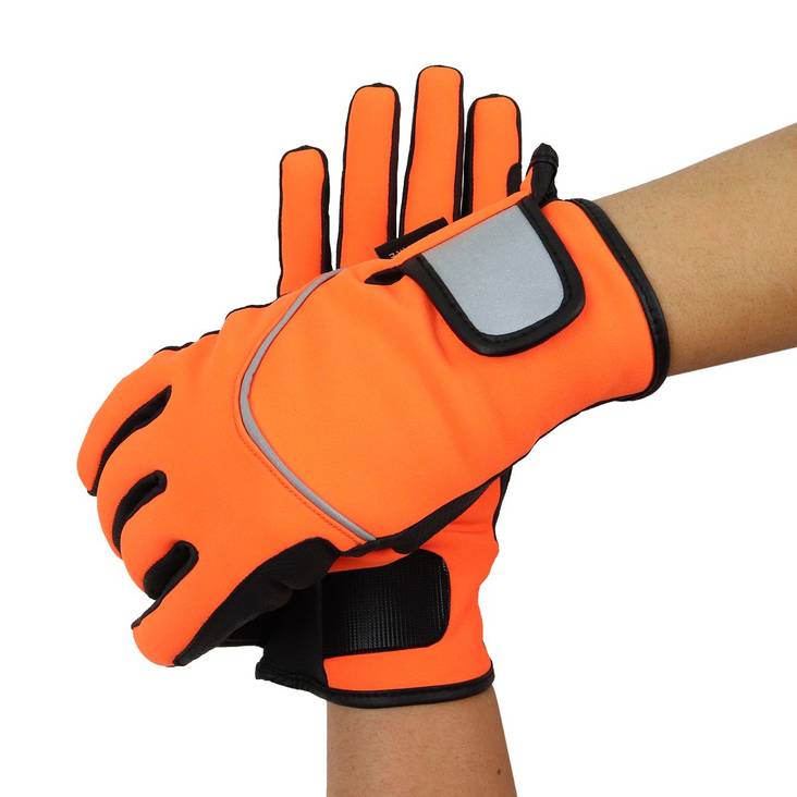 Talvi/välikausikäsineet Hiviz oranssi mustat Equitare - Raviajohanskat - 022132 - 1