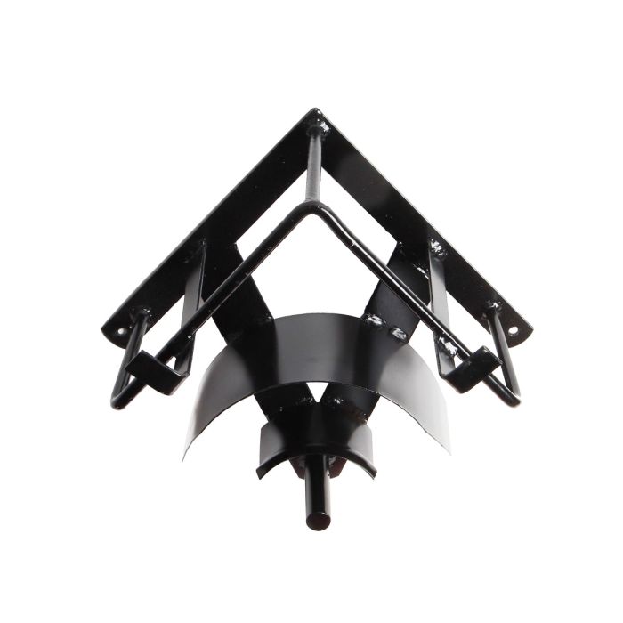 Valjasteline musta metalli Equitare - Telineet, koukut ja ripustimet - 036212 - 1