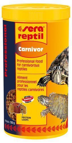 Vesikilpikonnille Carnivor 1000ml Sera - Kilpikonnien ruokinta ja lisäravinteet - 003992 - 1