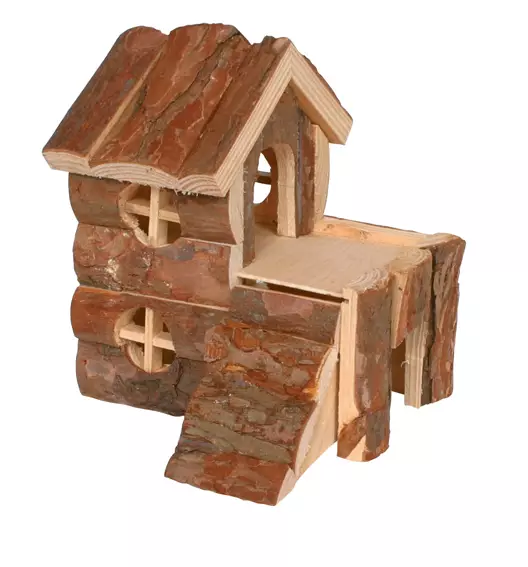 Puumökki marsulle Bjork 2-kerroksinen 31x28x29cm Trixie - Pieneläinten pesät ja pedit - 041422 - 1