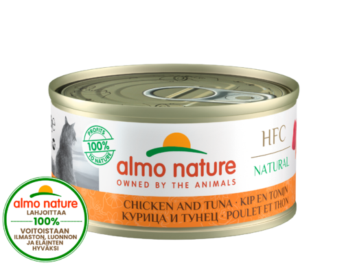 Kana Tonnikala 70g prk Almo Nature - Aikuisten kissojen säilykkeet - 044102 - 1