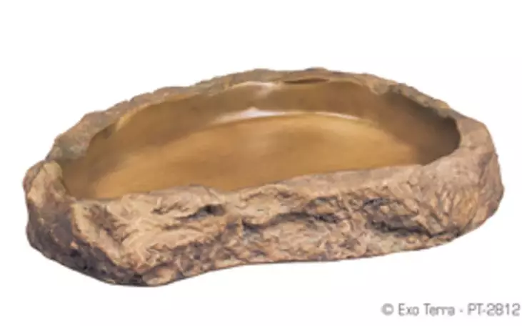 Ruokinta-astia Feeding Dish L 21x18,5x3cm Exo Terra - Terraarion tarvikkeet ja kuivikkeet - 044502 - 1