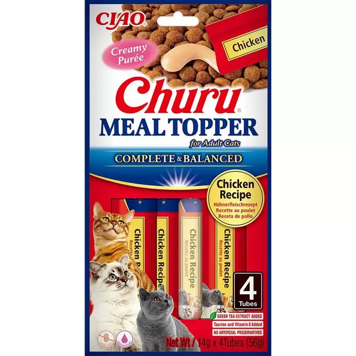 Meal Topper Kana 14gx4kpl Churu cat - Kissan herkut ja makupalat - 046492 - 1