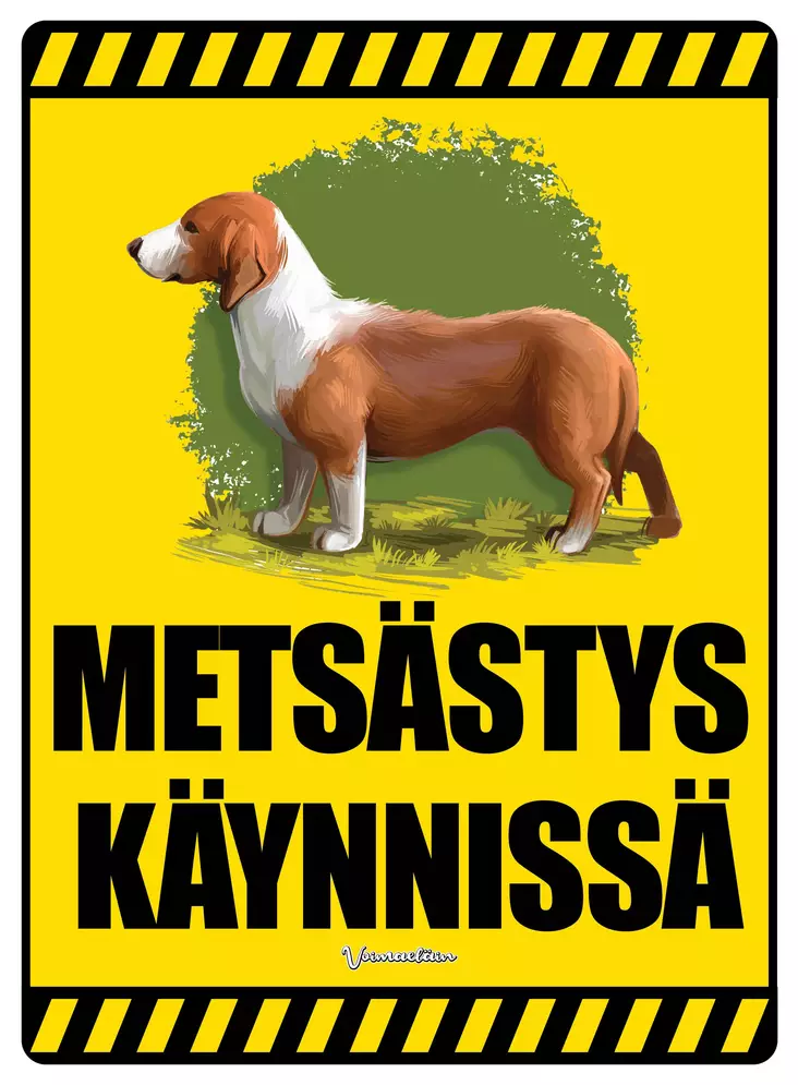 Kyltti Metsästys käynnissä/ dreeveri - Varoitus- ja huomiokyltit - 053392 - 1