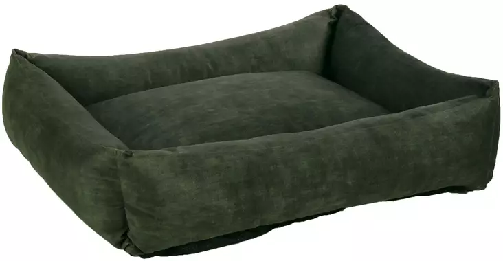 Reunapeti Felize Rectangle 80x67x22cm vihreä Flamingo - Koiran reunalliset pedit - 057462 - 1
