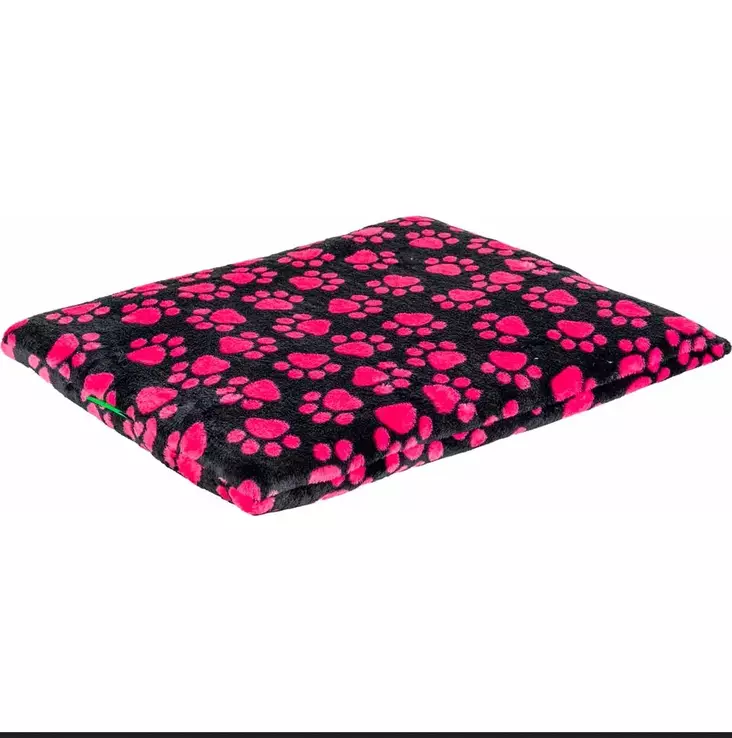 Alusta musta / rosa tassu Juunik - Koiran alustat ja matot - 060182 - 1
