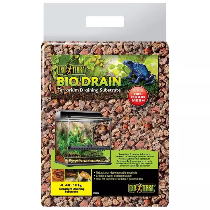 Bio Drain Substrate 2kg ExoTerra - Terraarion tarvikkeet ja kuivikkeet - 045942 - 1