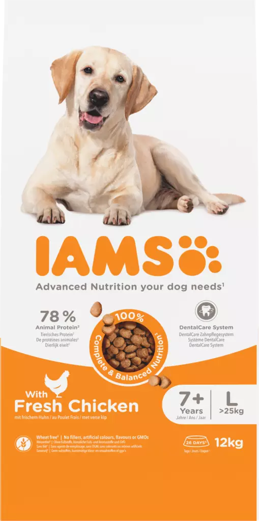 Dog Senior Large 12kg Iams Advanced Nutrition - Koiran kuivaruoat ikääntyville koirille - 013052 - 4