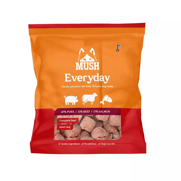 Everyday RED 3kg pullat MUSH - Pakaste täys- ja täydennysravinnot - 008462 - 2