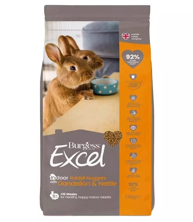 Excel Indoor Rabbit Burgess - Marsun ruoka - 052732 - 1