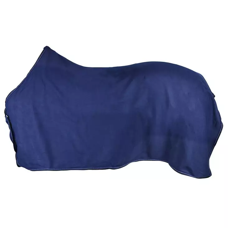 Fleeceloimi etuläpällä 155cm sininen HS Hansbo Sport - Hevosen fleeceloimet - 052992 - 1