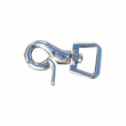 Haka avatuva leuka 5,5cm sinkkiä Hansbo Sport - Riimunaruketjut, -lukot ja riimunosat - 012872 - 1