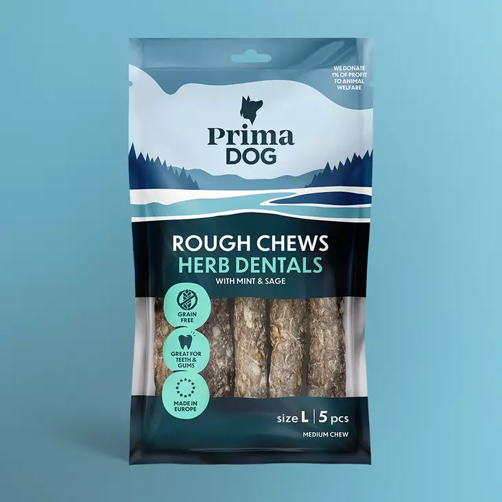 Hammashoitoluu L 15cm 175g Rough Chews PrimaDOG - Koirien puruluut - 030112 - 2