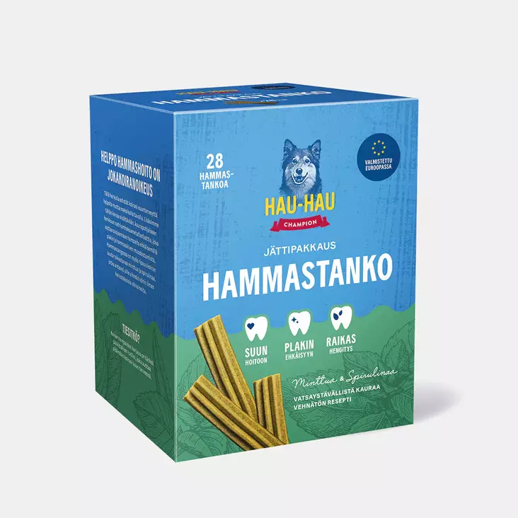 Hammastanko 28kpl 800g Hau Hau Champion - Koirien puruluut - 056332 - 1