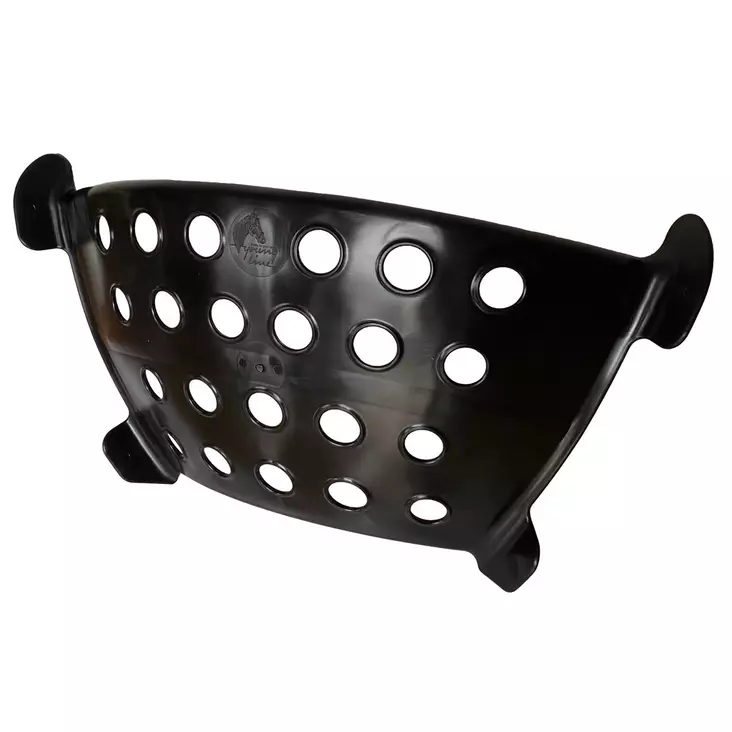 Heinäkaukalo nurkkamalli muovia 115L musta Ok-Plast - Hevosen ruokinta-astiat ja ämpärit - 056762 - 1