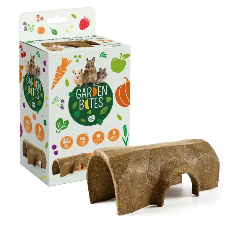Herkkutunneli Veggie Nibble 180g Garden Bites - Pieneläinten herkut ja namipalat - 057882 - 1